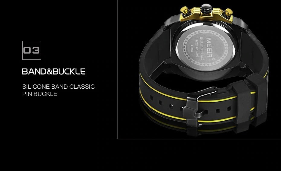 Megel Chronograph Quartz Watch