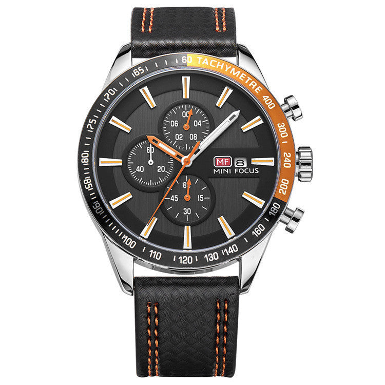 MINIFOCUS calendar quartz watch