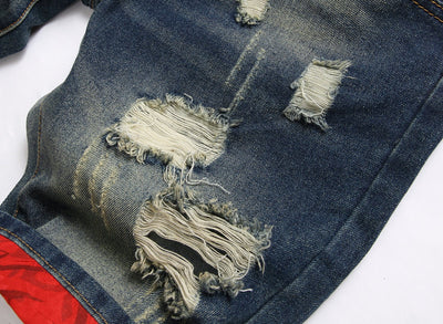 Мъжки дънки с дупки