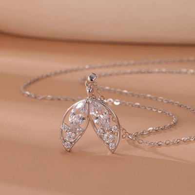 S925 Silver Mermaid Tail Necklace