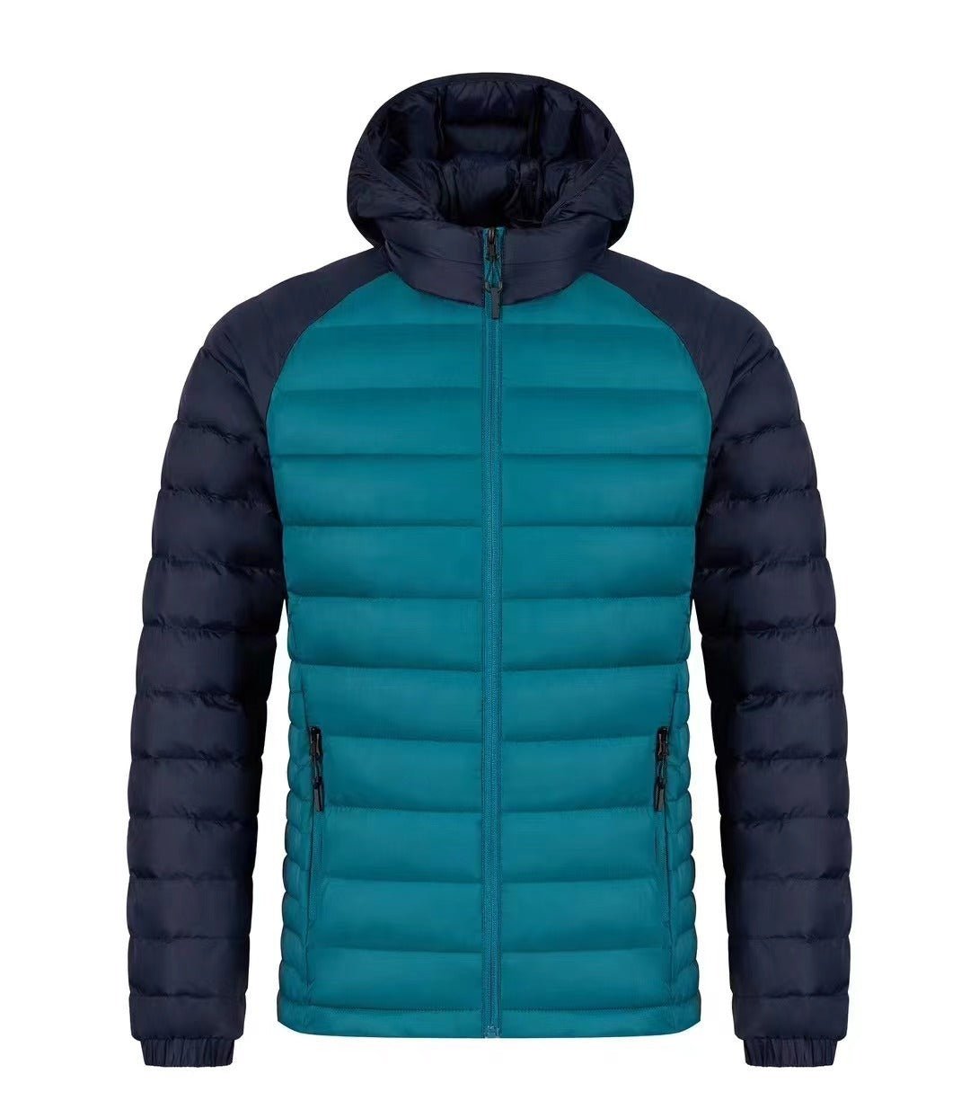 Men's Fleece - lined Thick Hooded Rib Cotton - padded Jacket - Belisimo