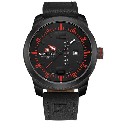 Men's Quartz Watch Waterproof Calendar Watch Belt Casual Men's Watch - Belisimo