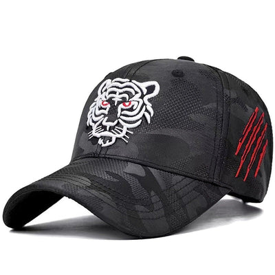 Tiger Head Men's Baseball Cap - Belisimo