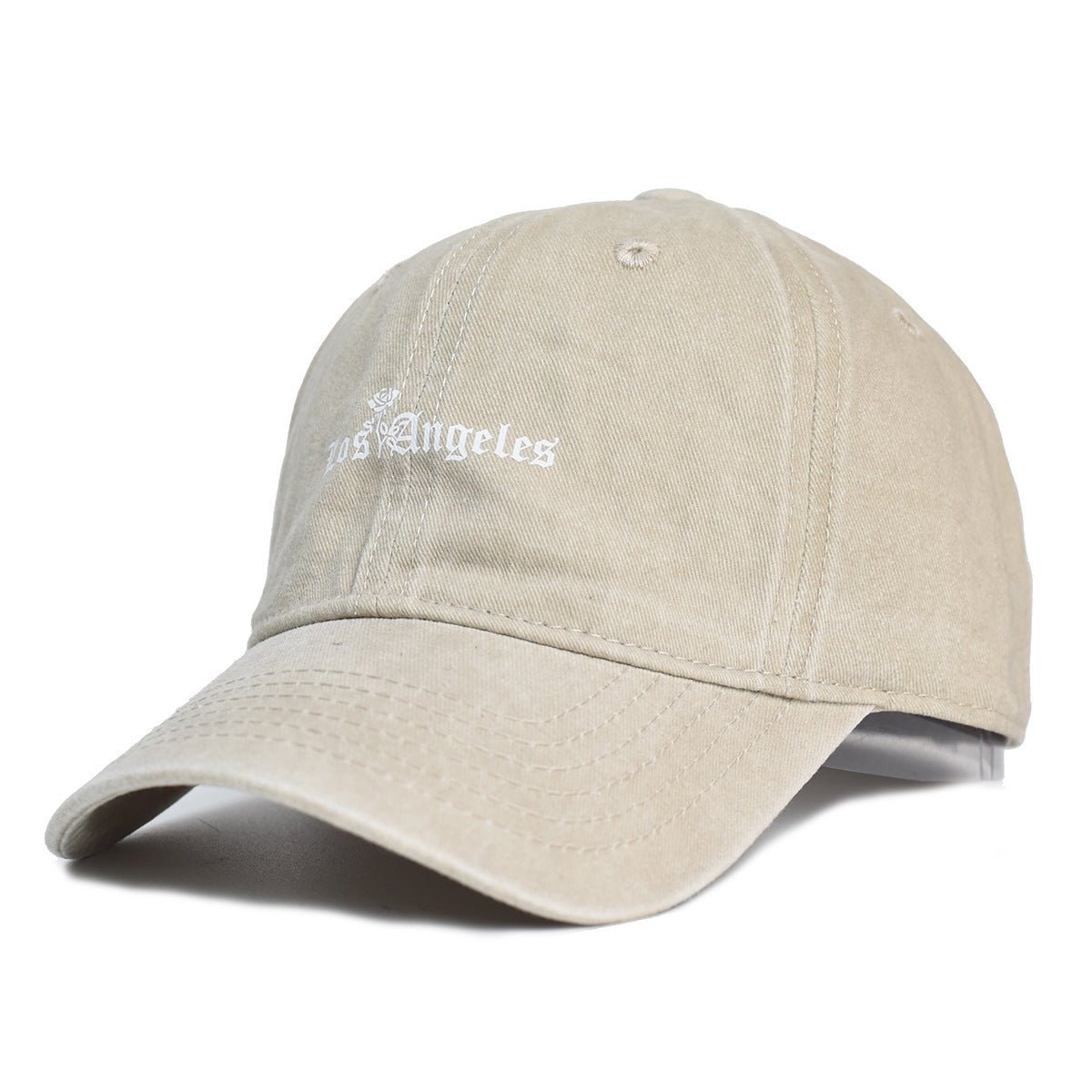 Washed Cotton Printed Hat Old Dad Hat - Belisimo