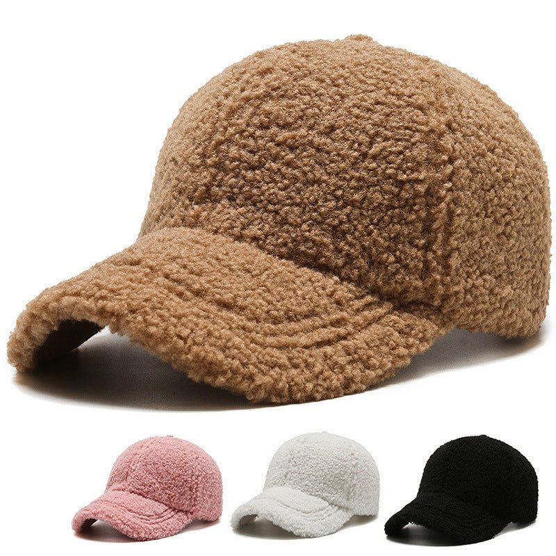 Wool Thickened Warm Baseball Hat - Belisimo