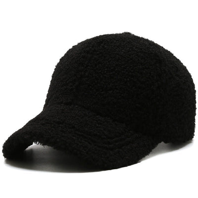 Wool Thickened Warm Baseball Hat - Belisimo